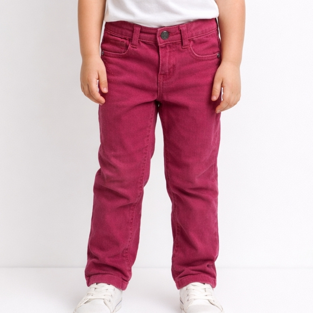 Gymboree Girls Pink Jeans Size 4 | Skinny Fit Denim Pants Toddler